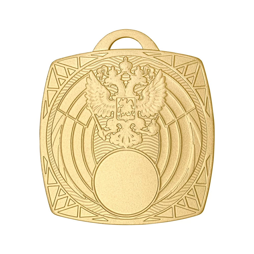 Фото Медаль MZ 35-70/GM (70х70мм, D-25мм, s-2,5мм) со склада магазина Спортев