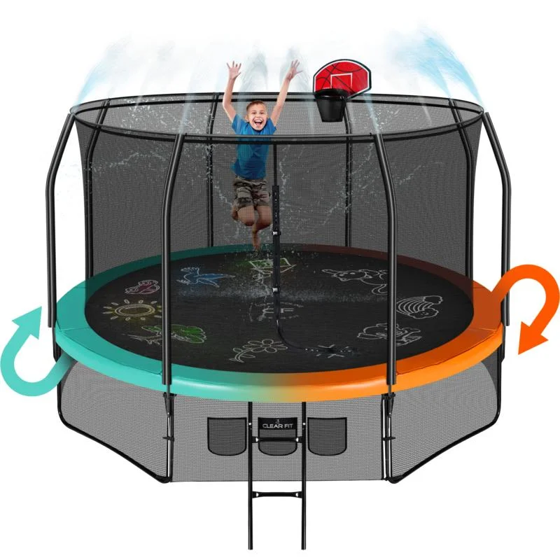 Фото Каркасный батут Clear Fit FamilyHop 10Ft со склада магазина Спортев