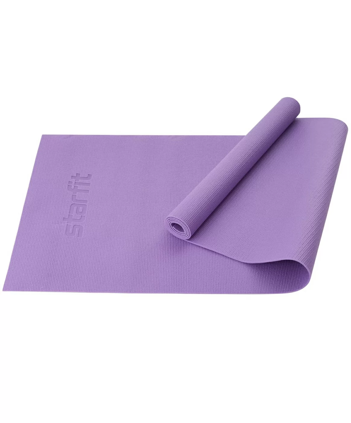 Фото Коврик для йоги 183x61x0,3 см StarFit FM-101 PVC фиолетовый пастель 1587 со склада магазина СпортЕВ