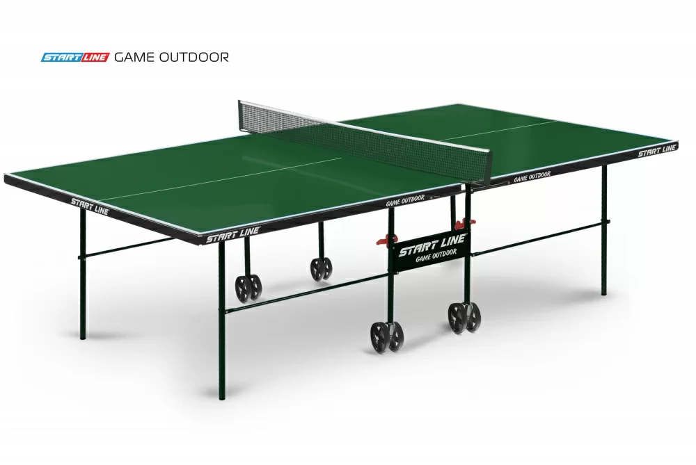 Фото Теннисный стол Start Line Game Outdoor green со склада магазина СпортЕВ
