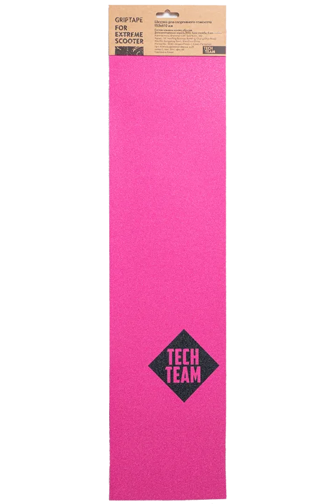 Шкурка для трюкового самоката TechTeam Pink 153х610 мм Фото Шкурка для трюкового самоката TechTeam Pink 153х610 мм со склада магазина Спортев