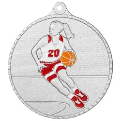Медаль MZP 625-55/S баскетбол женский (D-55мм, s-2 мм)