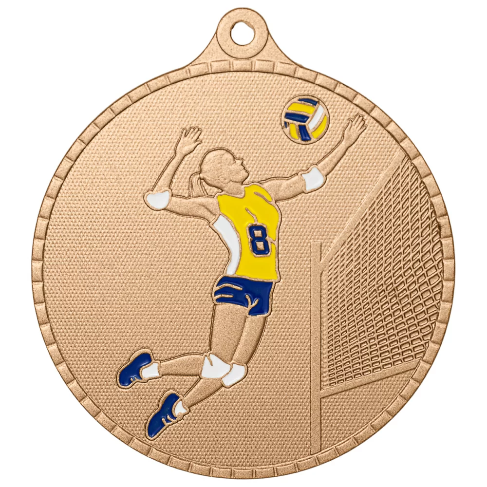 Фото Медаль MZP 623-55/В волейбол женский (D-55мм, s-2 мм) со склада магазина Спортев