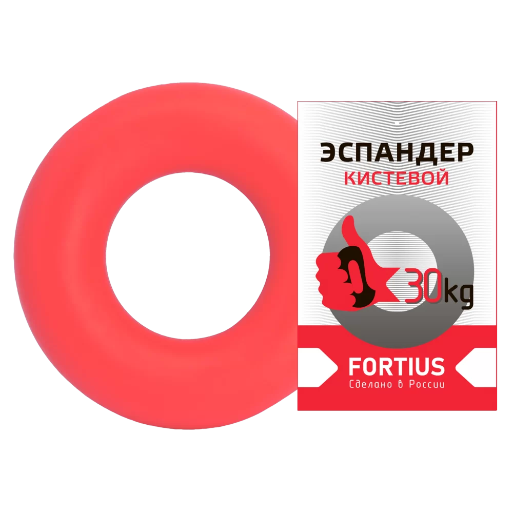 Фото Эспандер кистевой 30 кг Fortius красный H180701-30LR со склада магазина СпортЕВ