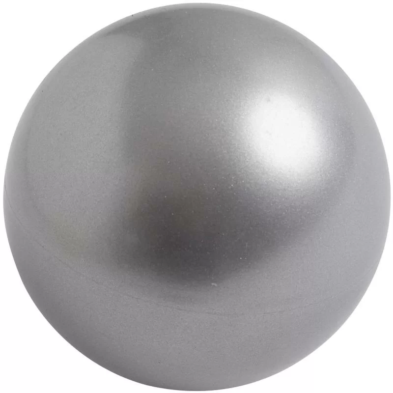 Фото Мяч для художественной гимнастики 19 см 420 г металлик серый AB2801B со склада магазина СпортЕВ