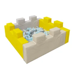 Сухой бассейн Romana «Форт» (pastel), 300 шариков (Grey mix) ДМФ-МК-06.15.00 (pastel)