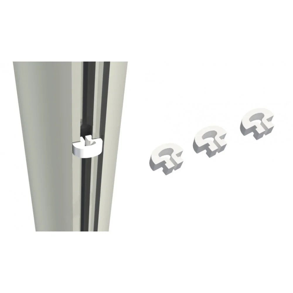 Фото Комплект держателей (клипс) для сетки №2 (25 шт) со склада магазина Спортев