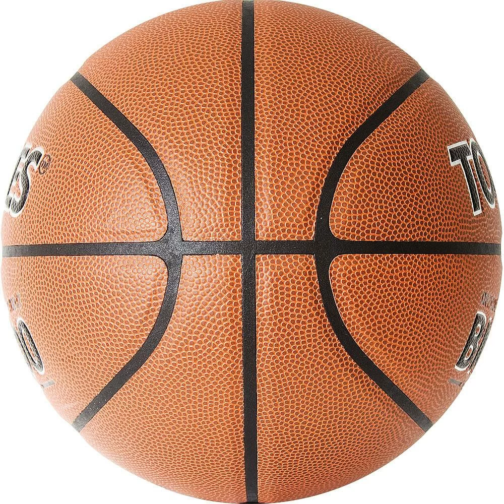 Фото Мяч баскетбольный Torres BM600 размер №7 ПУ темно коричневый-черный B32027 со склада магазина СпортЕВ