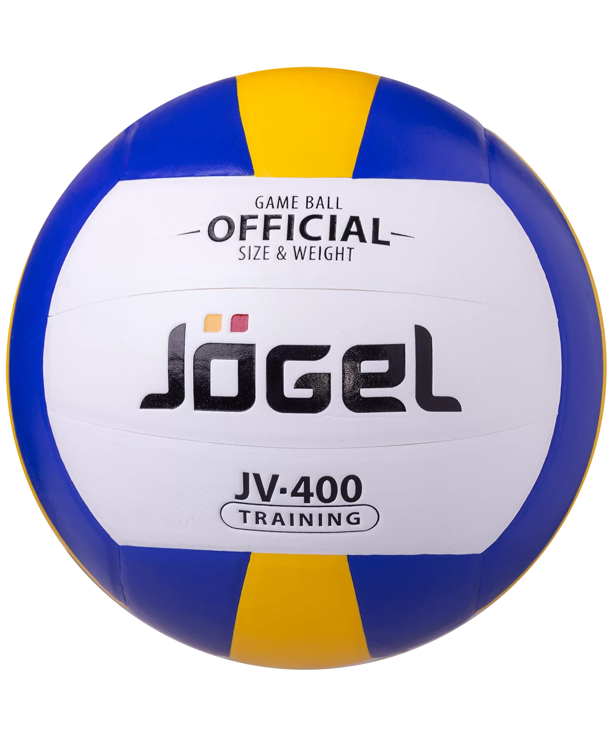 Фото Мяч волейбольный Jogel JV-400 синий/желтый 19093 со склада магазина СпортЕВ