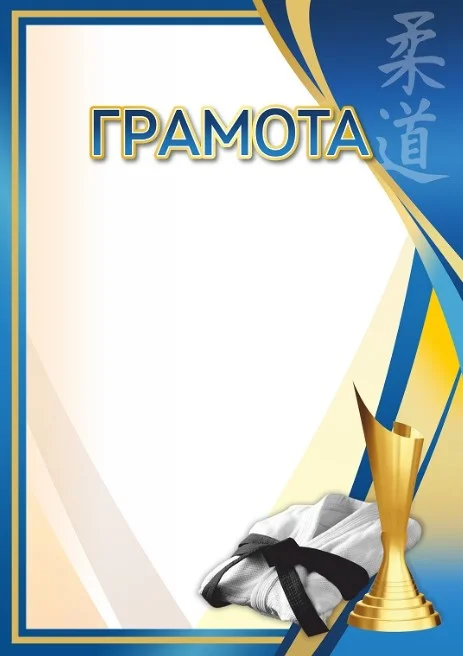 Фото Грамота 00653 дзюдо со склада магазина Спортев