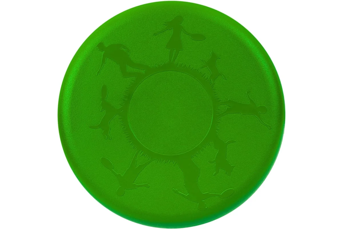 Фото Летающая тарелка - фрисби Fortius ПП зеленый H231201-23LG-P со склада магазина Спортев
