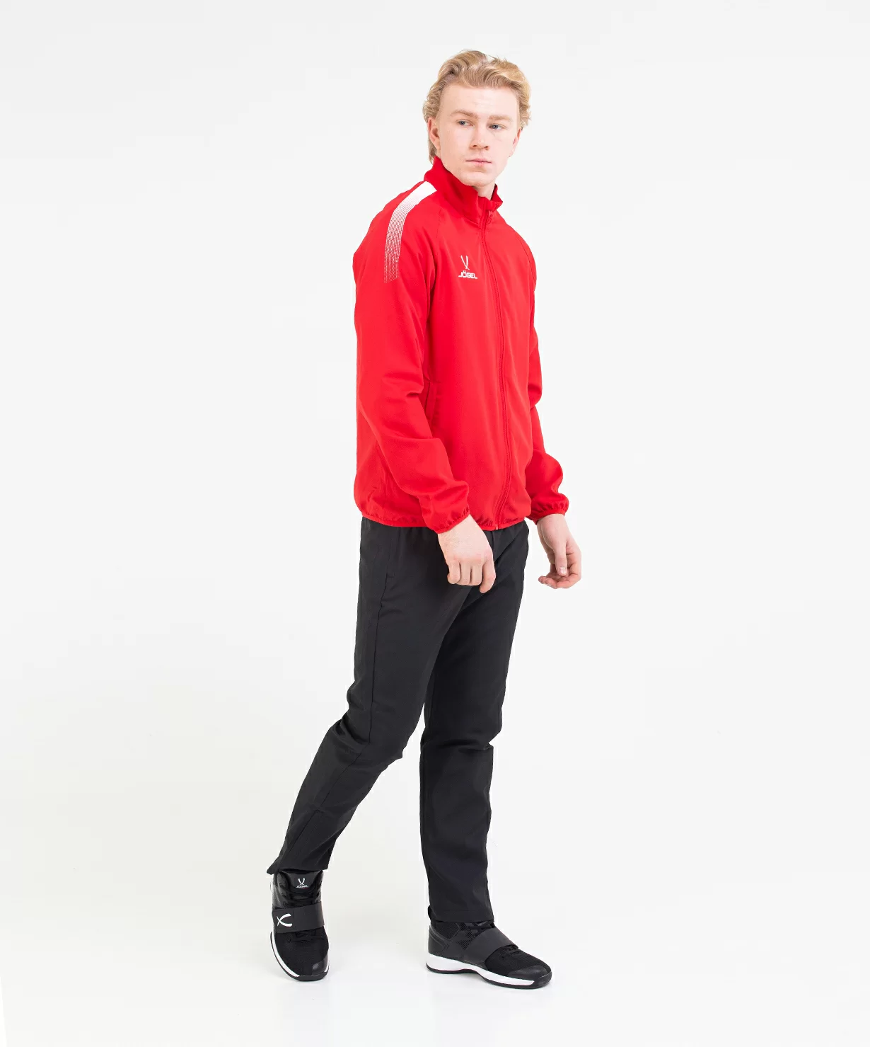 Фото Костюм спортивный CAMP Lined Suit, красный/черный Jögel со склада магазина СпортЕВ