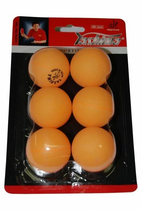 Фото Мяч для настольного тенниса Yashima 2* 40 мм (1 шт) оранж 31012Р со склада магазина СпортЕВ