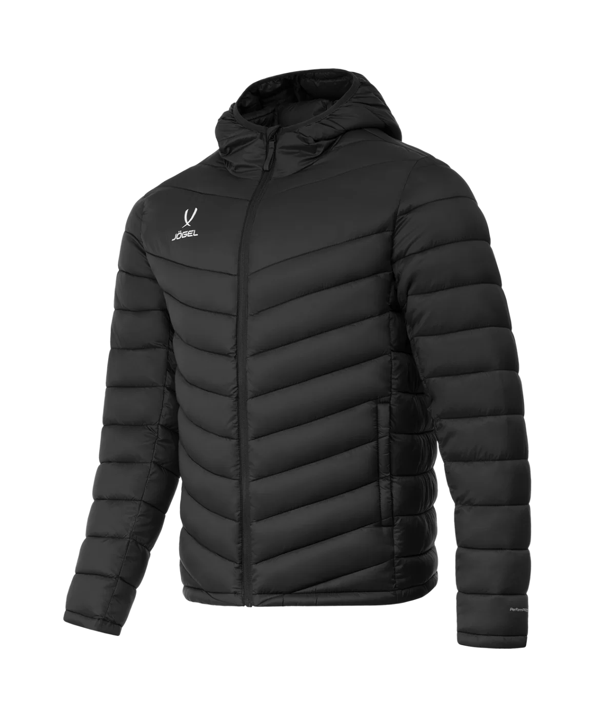 Фото Куртка утепленная ESSENTIAL PerFormPROOF Light Padded Jacket, черный Jögel со склада магазина Спортев