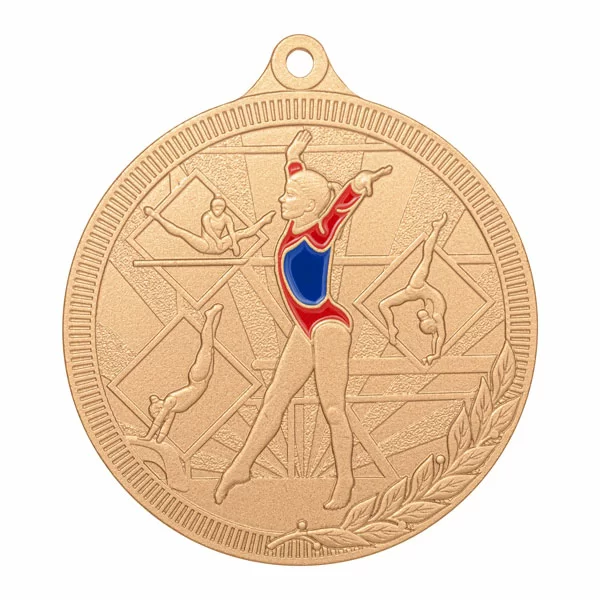 Фото Медаль MZP 589-55/В гимнастика женская (D-55мм, s-2 мм) со склада магазина Спортев
