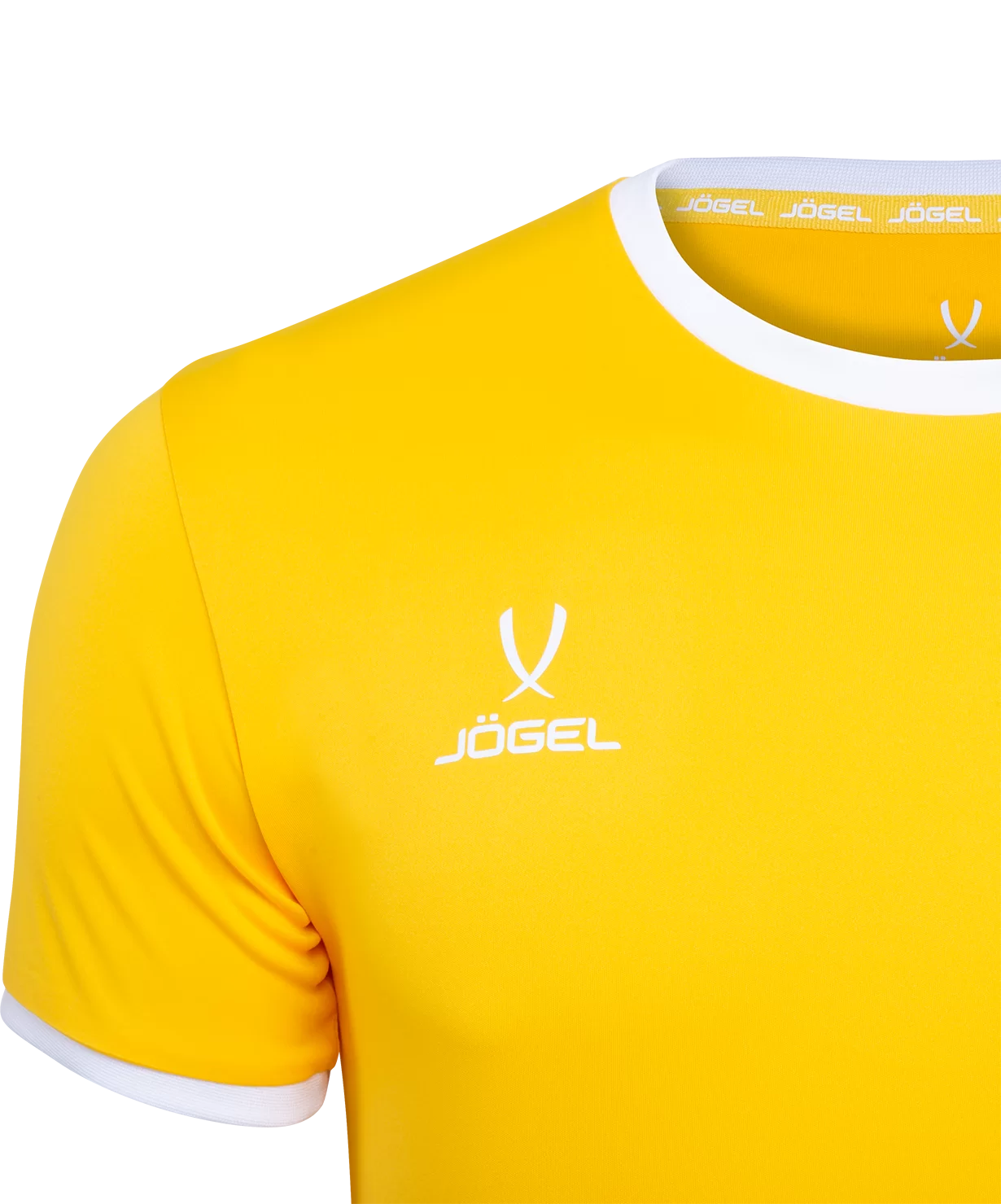 Фото Футболка футбольная CAMP Origin, желтый/белый, детский Jögel со склада магазина Спортев