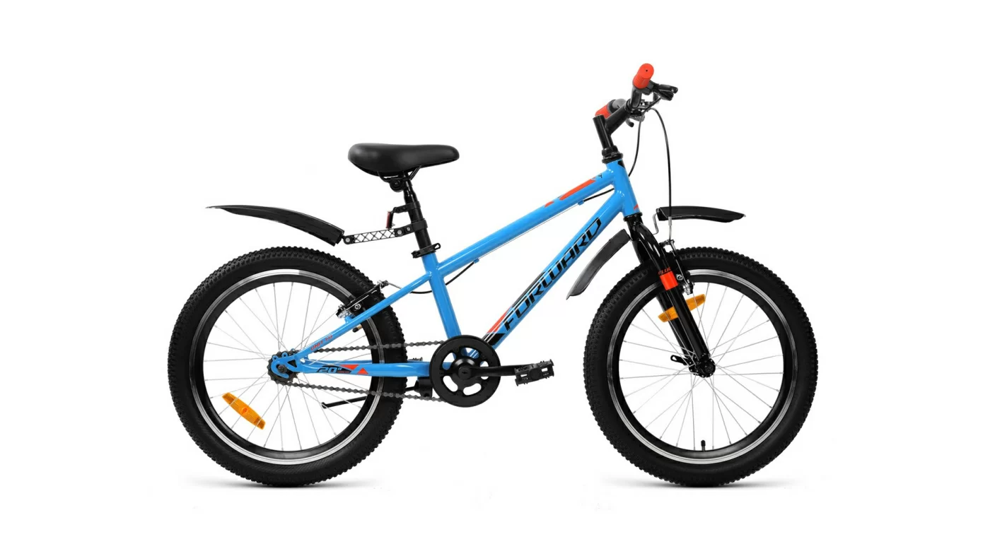 Фото Велосипед Forward Unit 20 1.0 (1ск) (2021) синий со склада магазина СпортЕВ