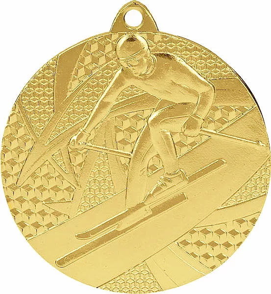 Фото Медаль MMC 8150/G лыжный спорт (D-50мм, s-2,5мм) со склада магазина Спортев