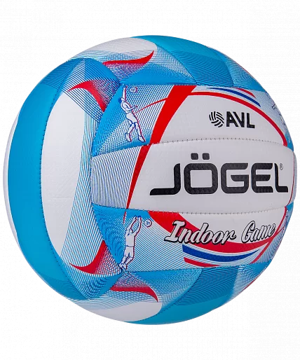 Фото Мяч волейбольный Jogel Indoor Game голубой/белый 18100 со склада магазина СпортЕВ