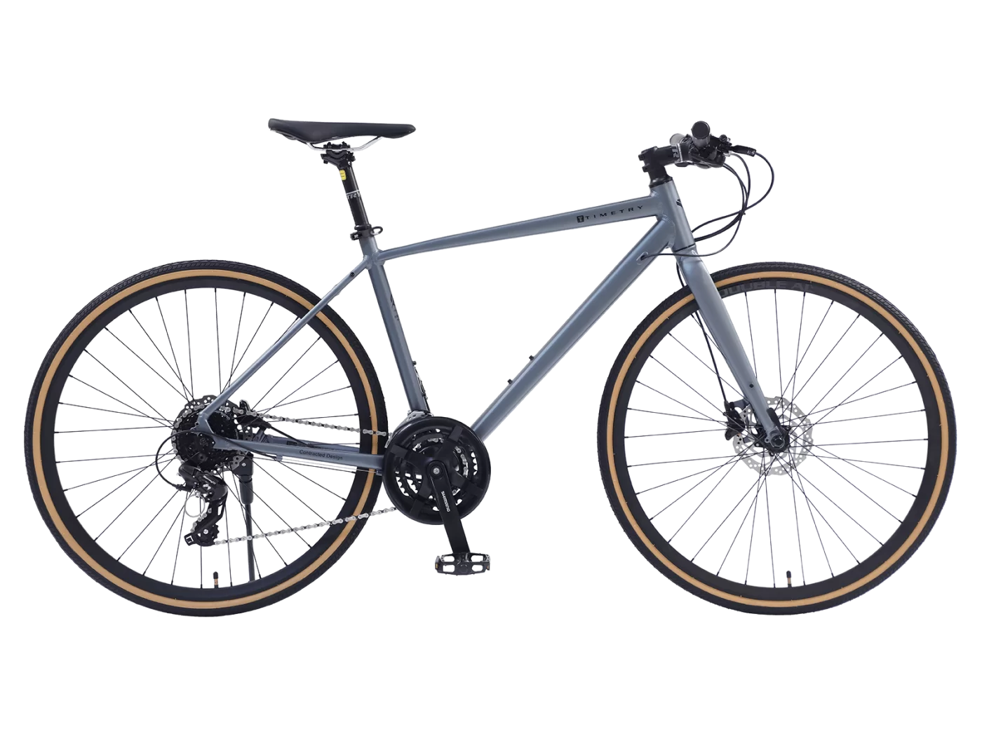 Фото Велосипед Timetry TT121 28" 24 скор. серый со склада магазина Спортев