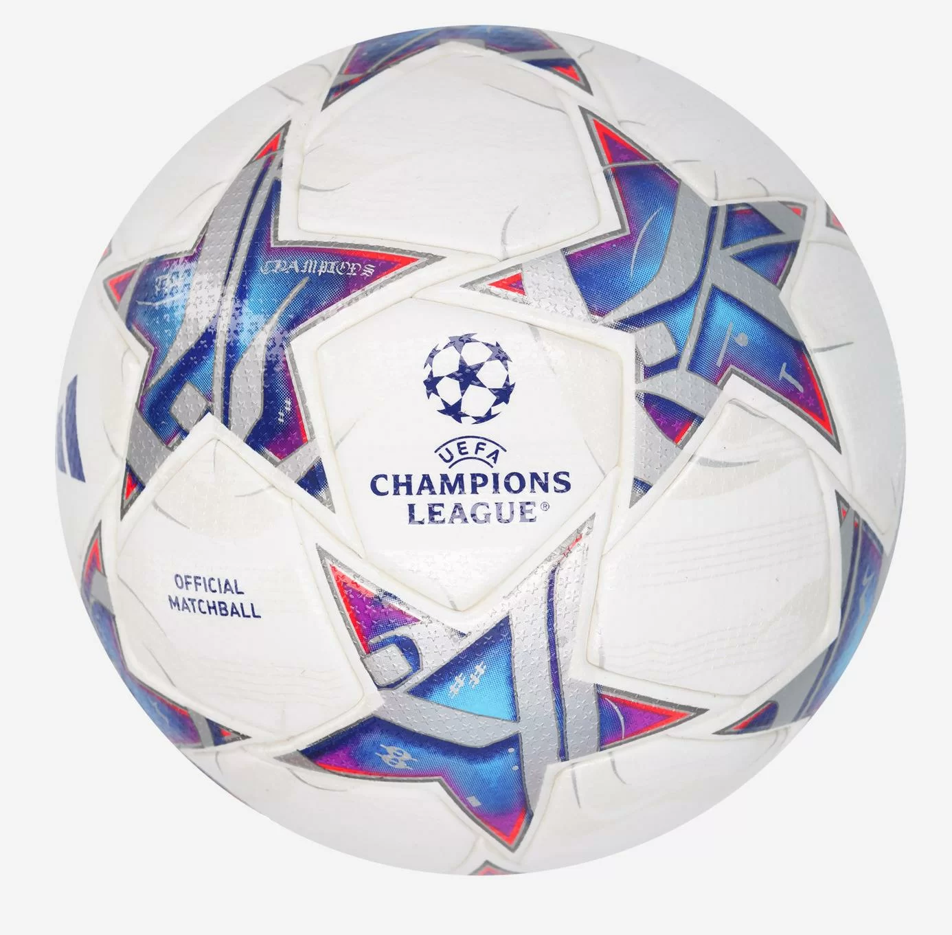 Фото Мяч футбольный Adidas UCL PRO №5 белый/синий IA0953A01 со склада магазина Спортев