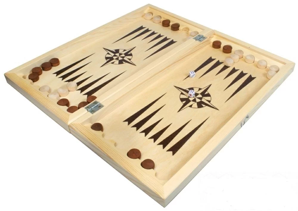 Фото Набор игр (3в1) нарды, шашки, шахматы 40*20*5,5 см НШ-2 со склада магазина Спортев