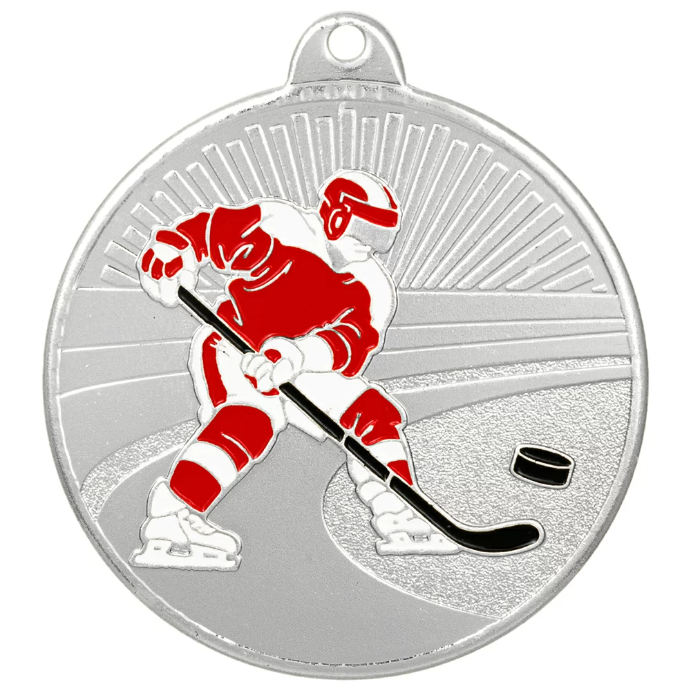 Фото Медаль MZ 183-50/S хоккей (D-50мм, s-2мм) со склада магазина Спортев
