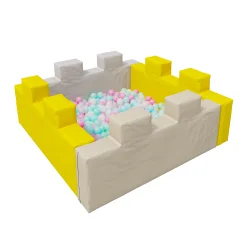 Сухой бассейн Romana «Форт» (pastel), 300 шариков (Pink mix) ДМФ-МК-06.15.00 (pastel)