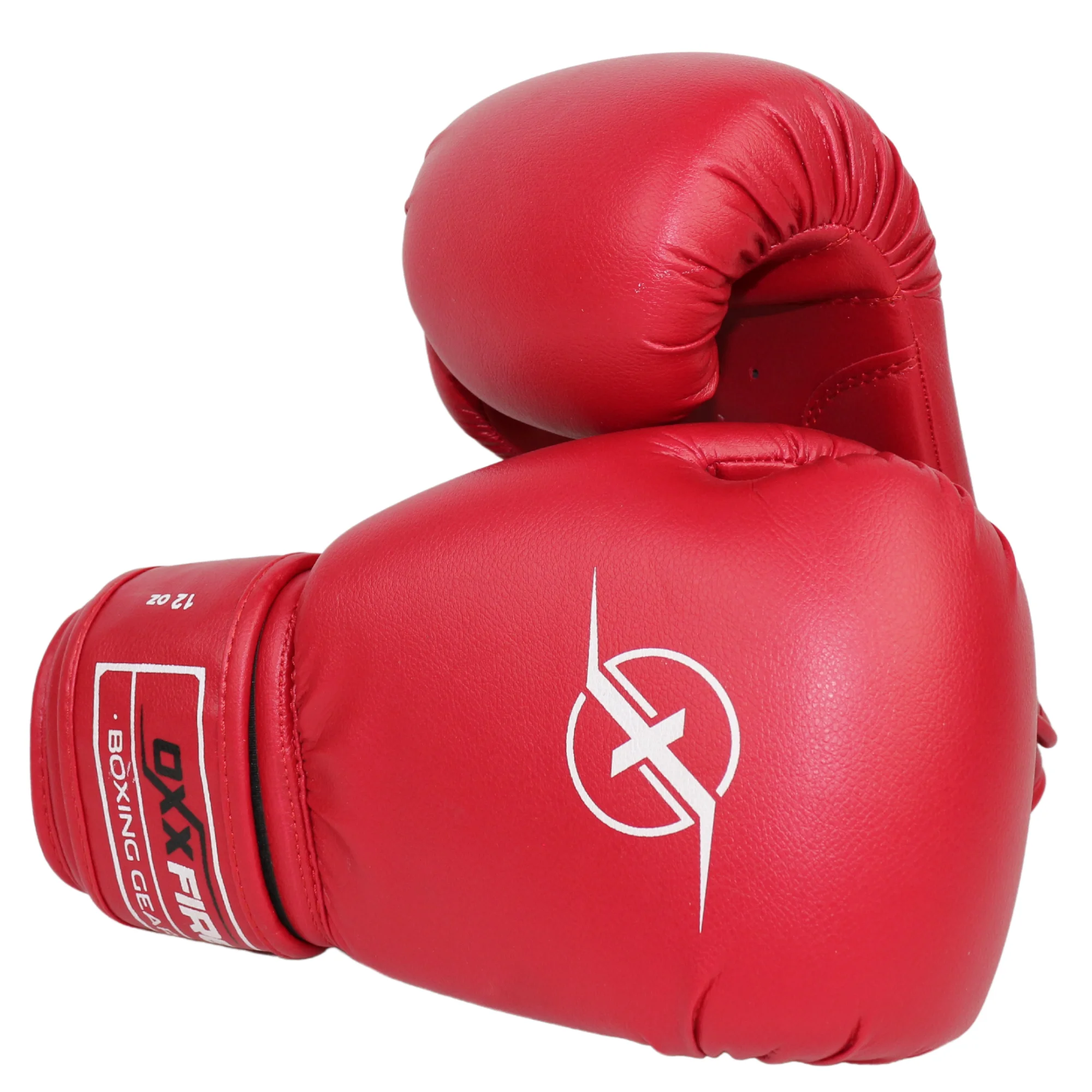 Фото Перчатки боксерские OxxFire Start красные 4494 со склада магазина Спортев