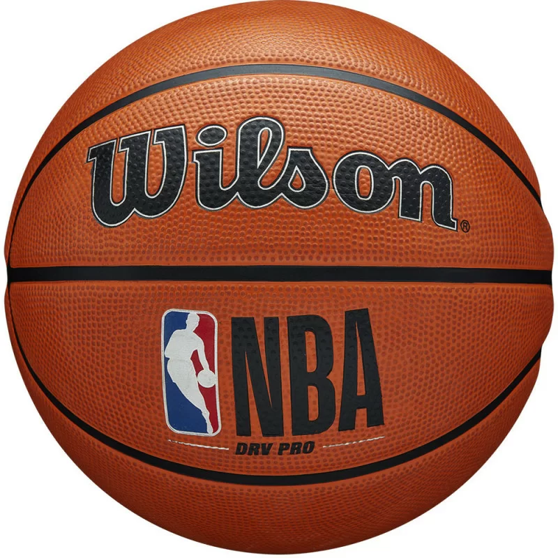 Фото Мяч баскетбольный Wilson NBA DRV Pro размер №7 резина оранжевый WTB9100XB07 со склада магазина СпортЕВ