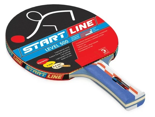 Фото Ракетка для настольного тенниса Start Line Level 500 New (коническая) 12604 со склада магазина СпортЕВ