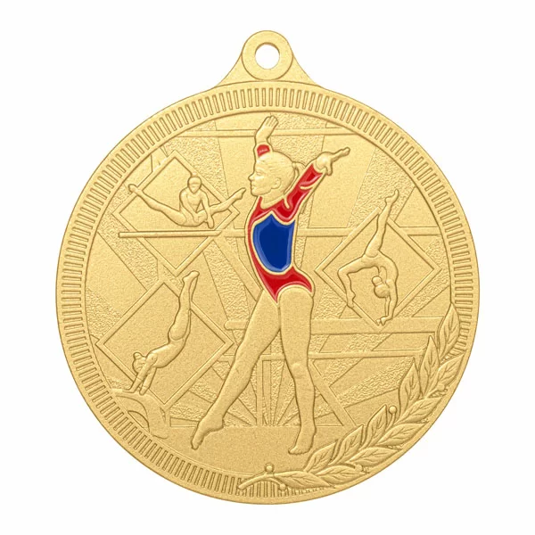 Фото Медаль MZP 589-55/G гимнастика женская (D-55мм, s-2 мм) со склада магазина Спортев