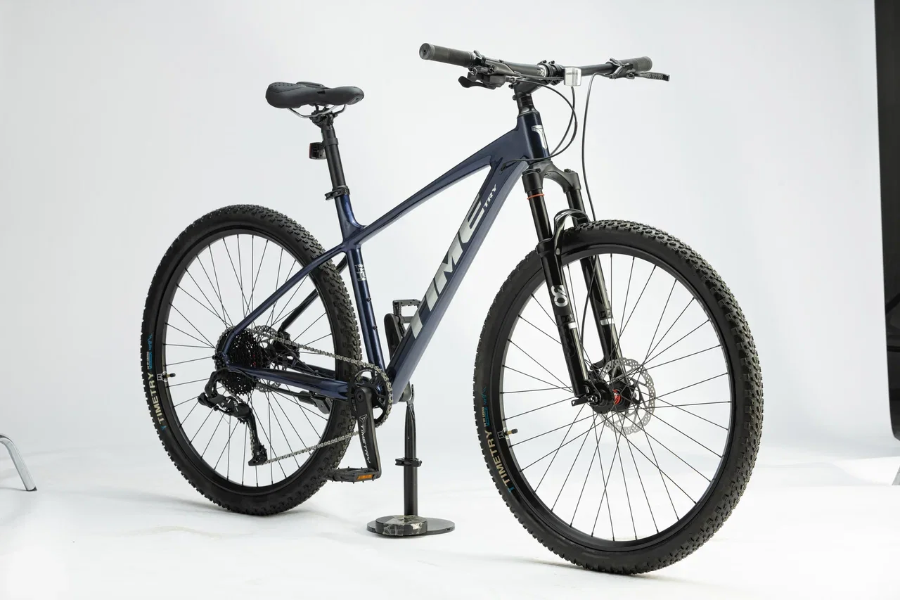 Велосипед Timetry TT303 27.5" 10 скор. синий Фото Велосипед Timetry TT303 27.5" 10 скор. синий со склада магазина Спортев