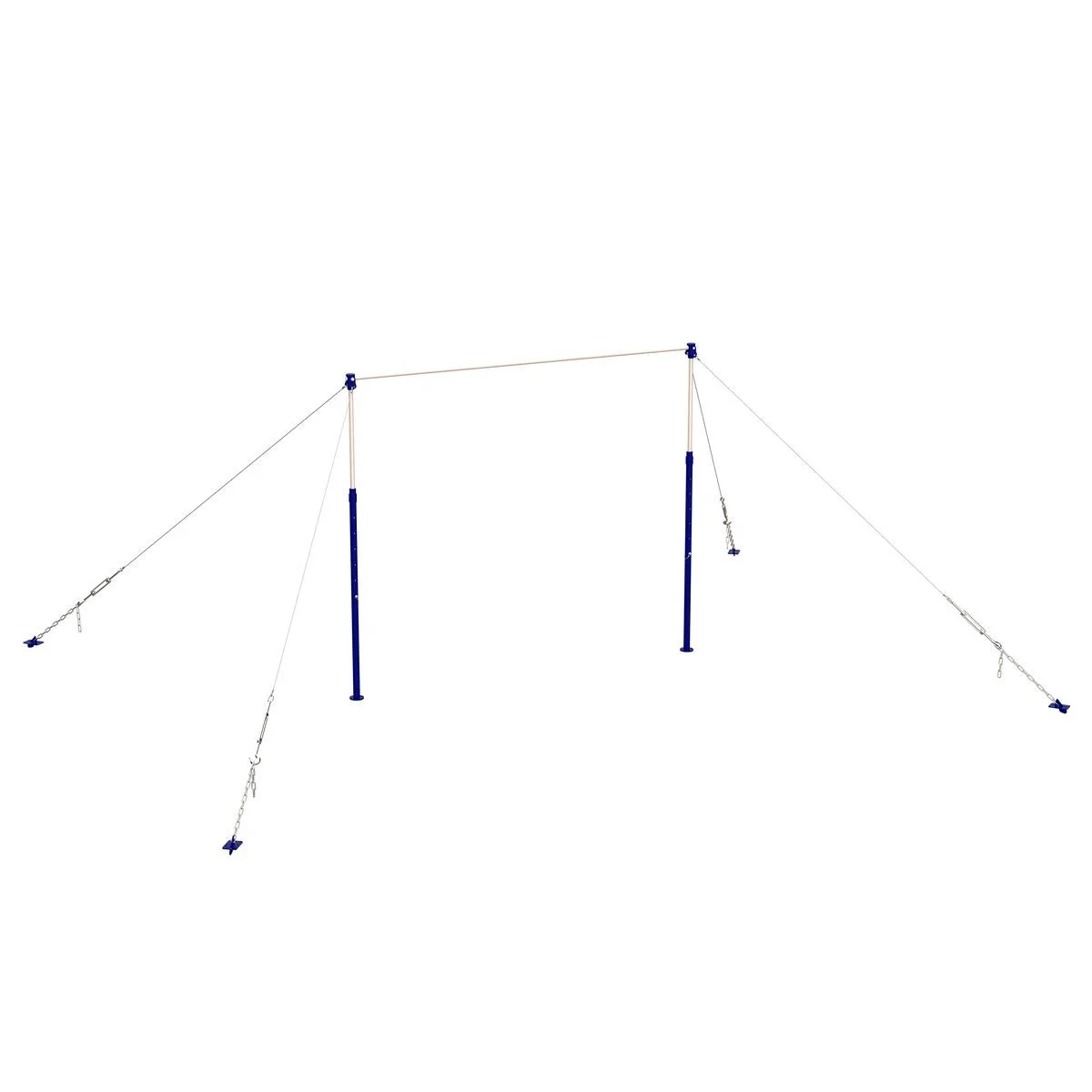 Фото Перекладина гимнастическая универсальная (на растяжках) ZAVODSPORTA со склада магазина Спортев