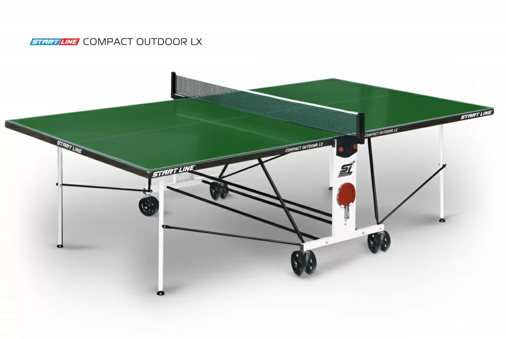 Фото Теннисный стол Start Line Compact Outdoor LX green со склада магазина СпортЕВ