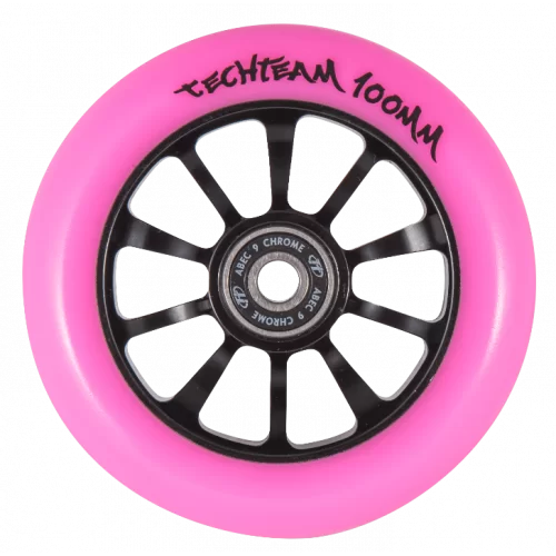 Фото Колесо для самоката TechTeam X-Treme 100 мм Форма Winner pink со склада магазина СпортЕВ