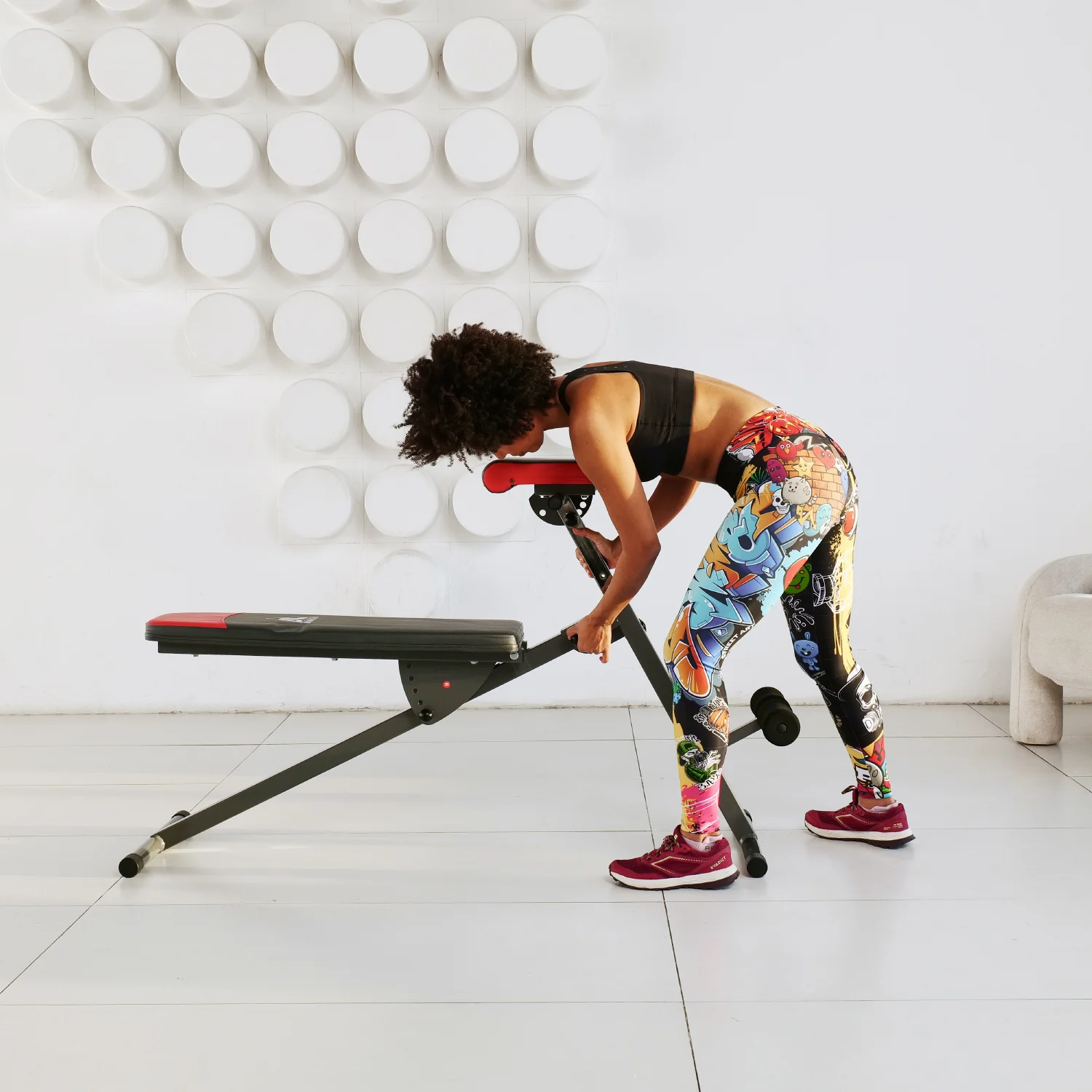 Фото Скамья для пресса/ гиперэкстензия DFC D1107 со склада магазина Спортев