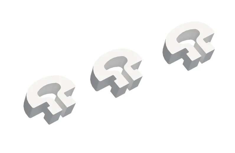 Фото Комплект держателей (клипс) для сетки №2 (25 шт) со склада магазина Спортев