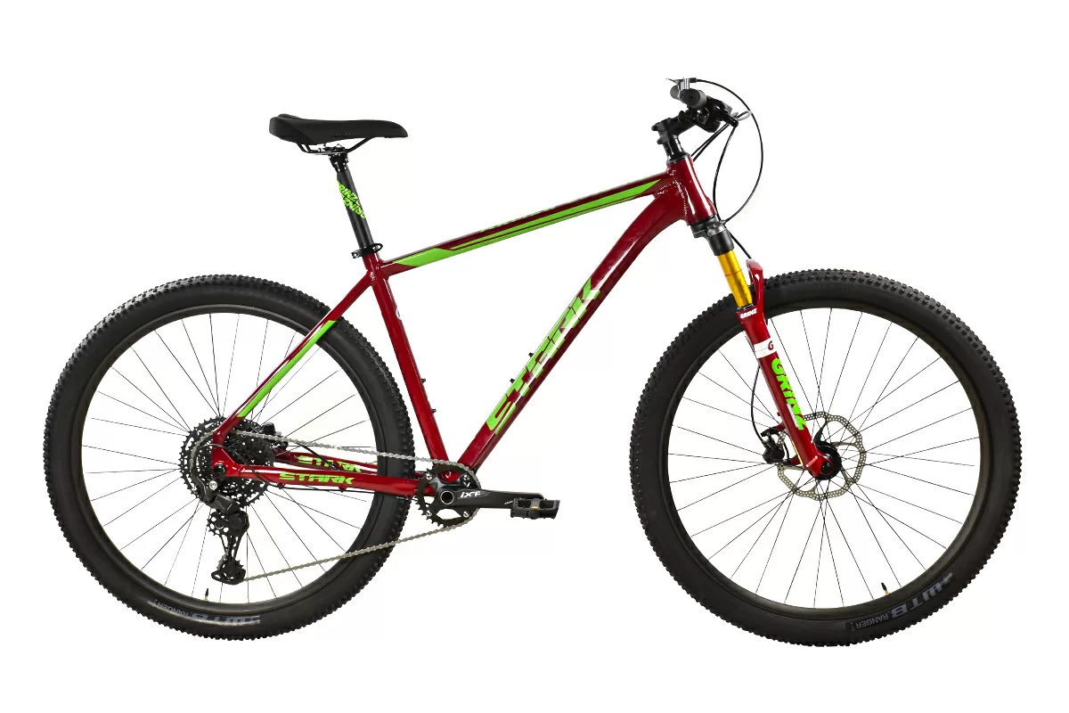 Фото Велосипед Stark Armer 29.6 HD (2024) бордовый/зеленый со склада магазина Спортев