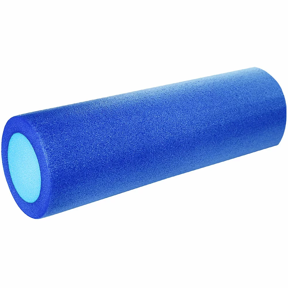 Фото Ролик для йоги 45х15 см PEF100-45-X полнотелый синий/голубой 10021380 со склада магазина СпортЕВ