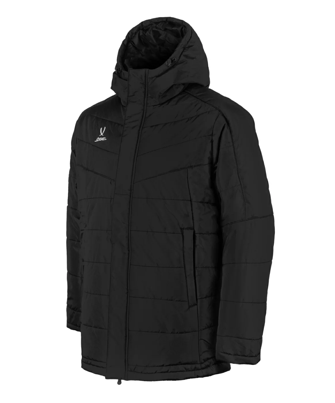 Фото Куртка утепленная CAMP Padded Jacket, черный Jögel со склада магазина СпортЕВ