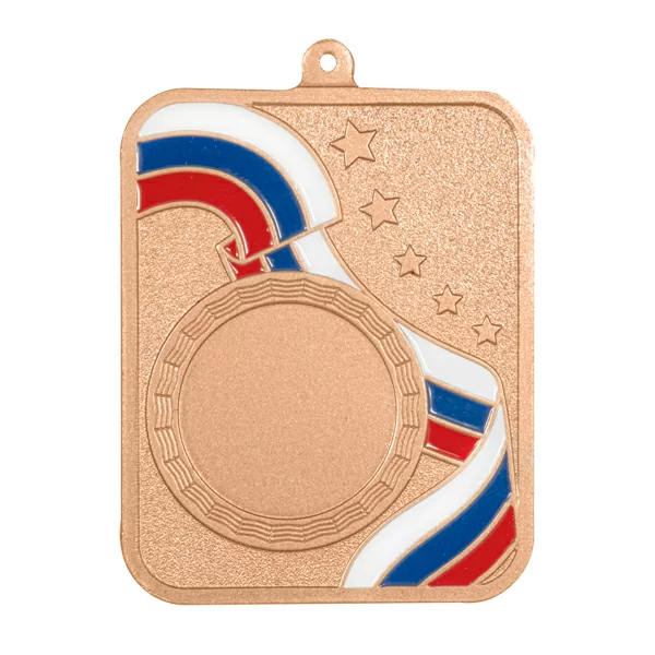Фото Медаль MZP 553-65/BM (65х48 мм, D-25 мм, s-3 мм) со склада магазина Спортев