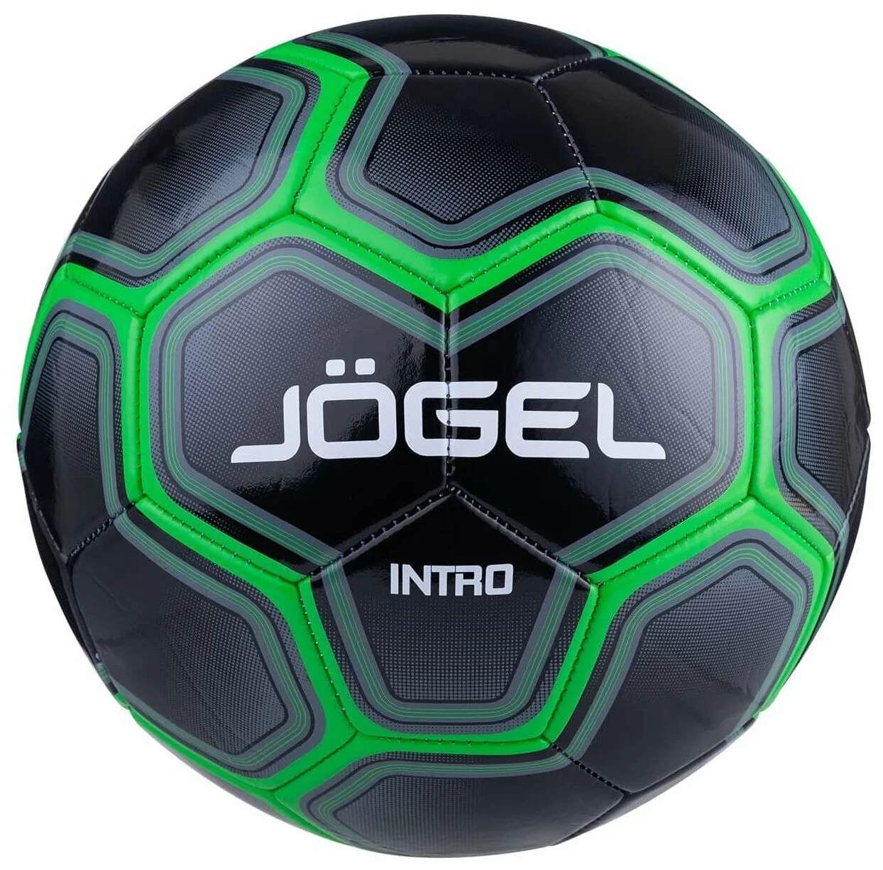 Фото Мяч футбольный Jogel Intro №5 черный (BC20) 17589 со склада магазина СпортЕВ