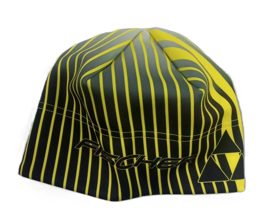 Фото Шапка гоночная с лого Fischer полоски со склада магазина Спортев