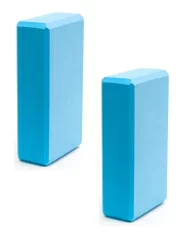Набор йога блоков полумягких BE300-1(E40571) (2шт) голубые 10021654