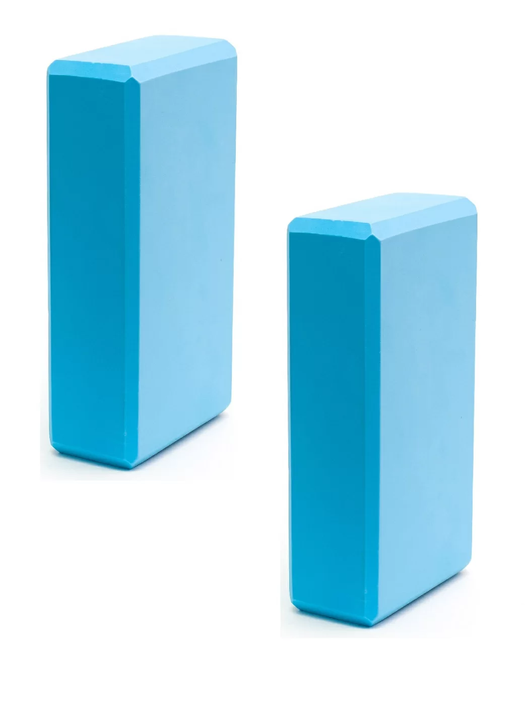 Фото Набор йога блоков полумягких BE300-1(E40571) (2шт) голубые 10021654 со склада магазина СпортЕВ