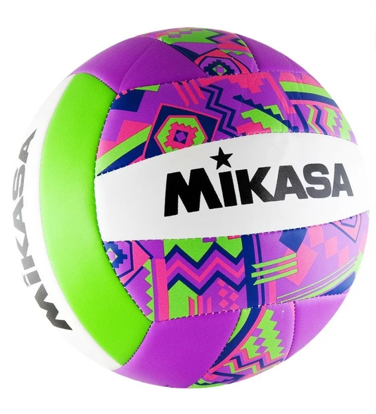 Фото Мяч волейбольный Mikasa GGVB-SF бело-фиол-салат-розовый со склада магазина СпортЕВ