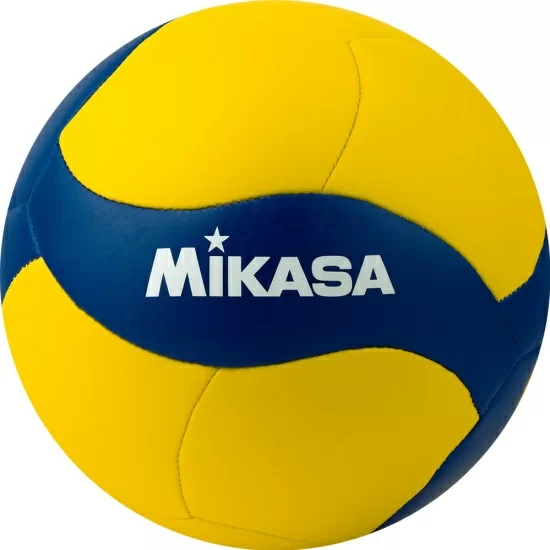 Мяч волейбольный Mikasa V355W р.5 желто-синий Фото Мяч волейбольный Mikasa V355W р.5 желто-синий со склада магазина Спортев