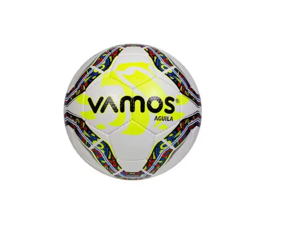 Фото Мяч футбольный Vamos Aguila 32П №5 бело-желто-синий BV 3265-AGO со склада магазина СпортЕВ