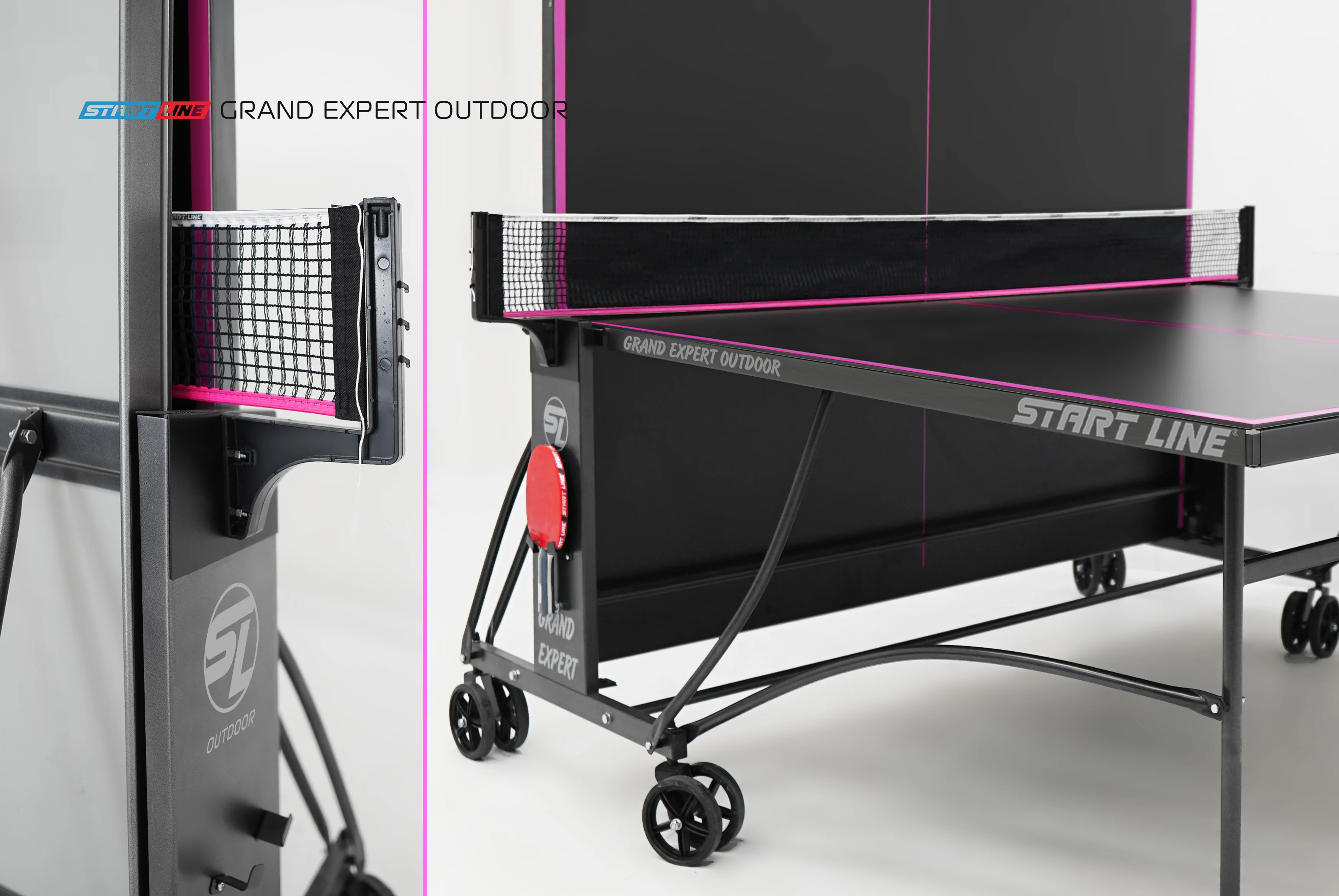 Фото Стол теннисный GRAND EXPERT 6 Всепогодный Black со склада магазина Спортев